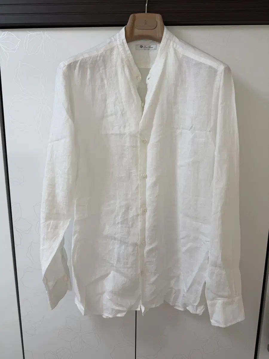 Loro Piana リネン スタンカラ シャツ