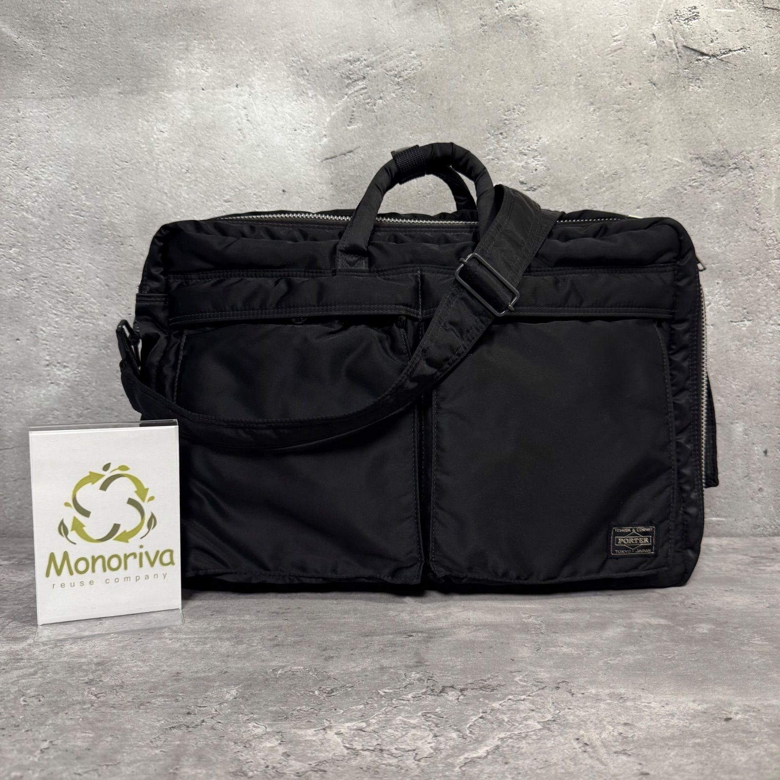 ✨美品 PORTER タンカー 3WAY ビジネスバッグ ブラック E0-1041