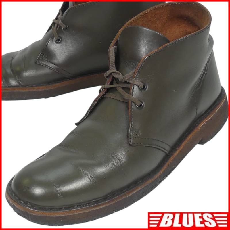 Clarks クラークス チャッカブーツ 26 茶 カーキ 本革 メンズ チャッカブーツサイズ26cm一覧←SEULB屋着古← X8275
