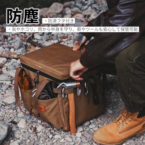 yETO ソフトコンテナ 30L キャンプ 防水 自立式 折りたたみ 蓋付き 工具バッグ ギアバッグ コンテナ キャンプ ギアケース 薪ツールバッグ アウトドア 車載収納 収納ボックス キャンプバッグ 焚き火ツールケース ギアバッグ ベージュ 2ab43f12 yETO ソフトコンテナ 30L キャンプ 防水 自立式 折りたたみ 蓋付き 工具バッグ ギアバッグ コンテナ キャンプ ギアケース 薪ツールバッグ アウトドア 車載収納 収納ボックス キャンプバッグ 焚き火ツールケース ギアバッグ ベージュ 2ab43f12