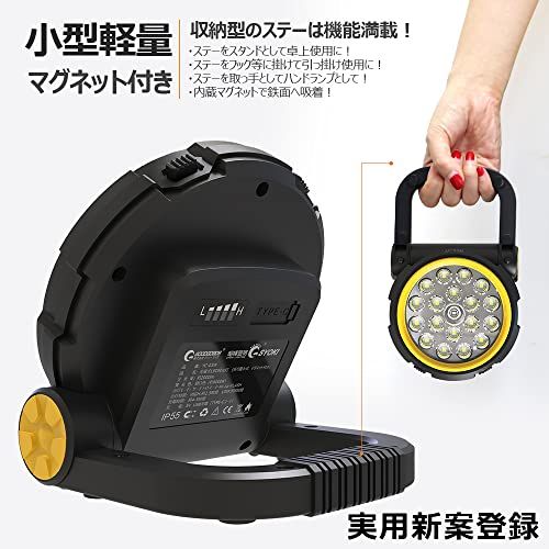 グッド・グッズ 実用新案登録 20W LED 充電式 作業灯 照明 ライト スマホ充電 無階調整ハンドル 駐車場 ガレージ 倉庫 BBQ 屋外作業 野外 工事用 夜釣り キャンプ 防災グッズ 停電 避難対策 台風 地震 停電対策 防災 防災用 07519b8b グッド・グッズ 実用新案登録 20W LED 充電式 作業灯 照明 ライト スマホ充電 無階調整ハンドル 駐車場 ガレージ 倉庫 BBQ 屋外作業 野外 工事用 夜釣り キャンプ 防災グッズ 停電 避難対策 台風 地震 停電対策 防災 防災用 07519b8b