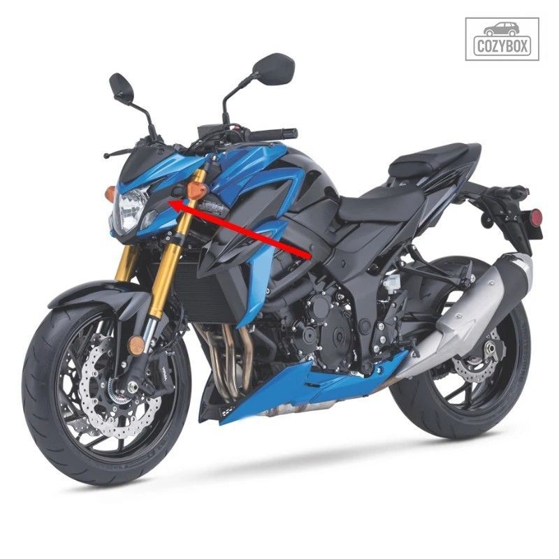 スズキ GSX-S750 2017 - 22 GSXS 750 オートバイフロント ヘッドライトサイド カバー