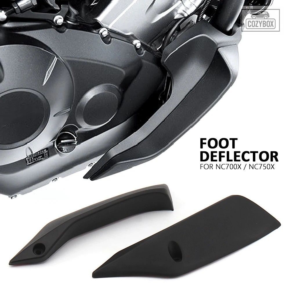 オートバイ アクセサリー フットディフレクターセット ブラック ホンダ NC700X NC 700