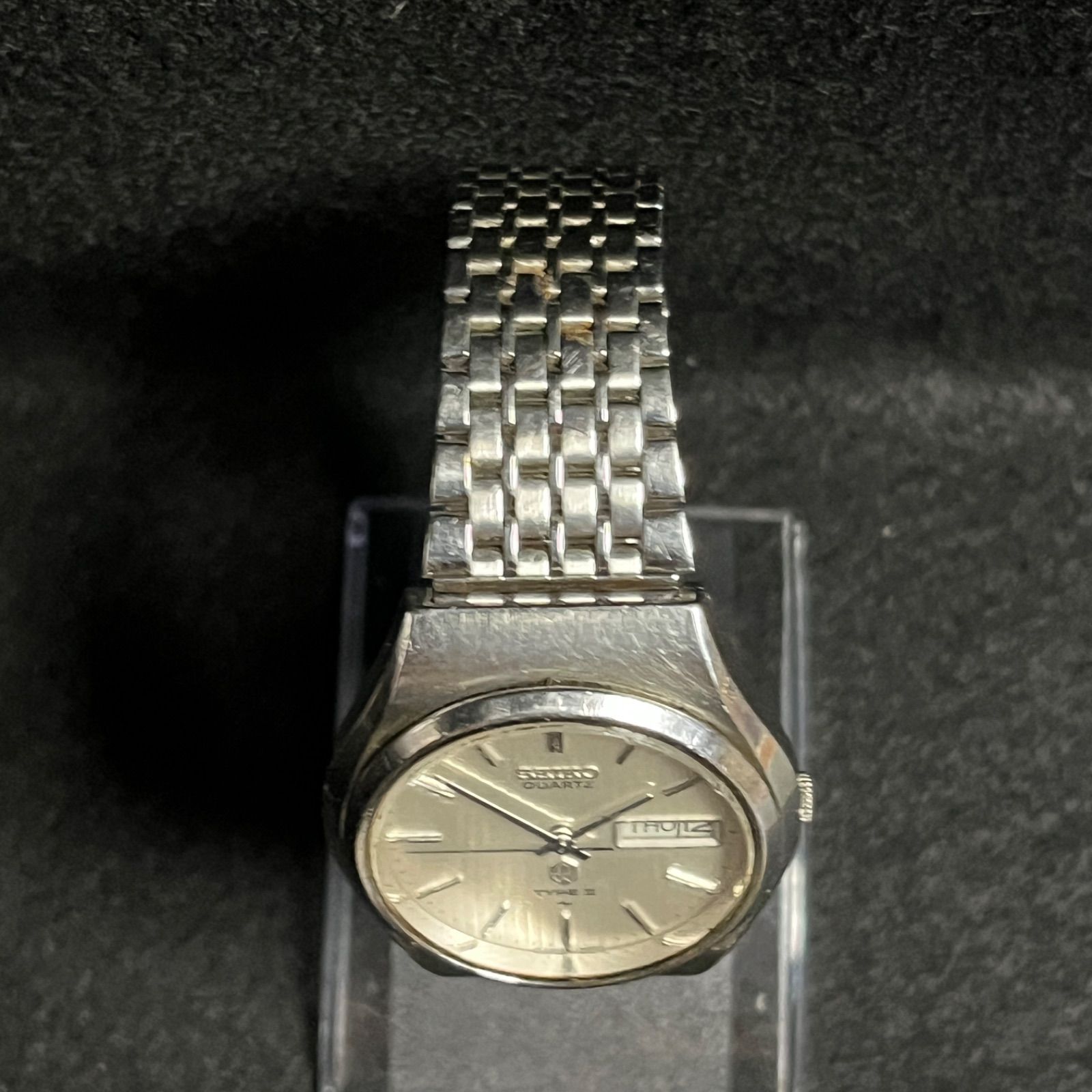 【稼動品】 SEIKO セイコー QUARTZ TYPE II メンズ 腕時計 4623-8010 電池交換済み 動作確認済み シルバー タイプ2 【稼動品】 SEIKO セイコー QUARTZ TYPE II メンズ 腕時計 4623-8010 電池交換済み 動作確認済み シルバー タイプ2