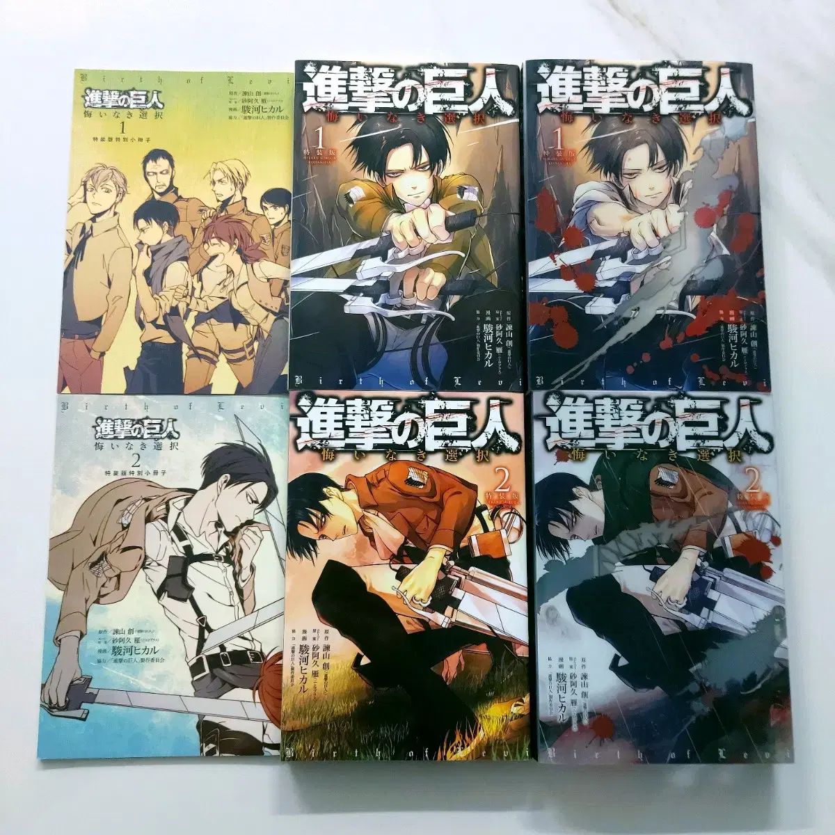 進撃の巨人 リヴァイ 後悔ない 選択 願書 特装版 カバー パンフレット 含む