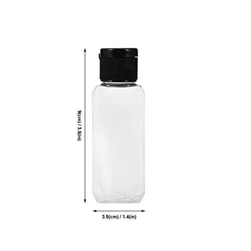 FRCOLOR 50Ml 透明角型詰め替えボトル トラベル用携帯ボトル 漏れ防止設計 小分けシャンプー 出張旅行キャンプ対応as 74870621 FRCOLOR 50Ml 透明角型詰め替えボトル トラベル用携帯ボトル 漏れ防止設計 小分けシャンプー 出張旅行キャンプ対応as 74870621