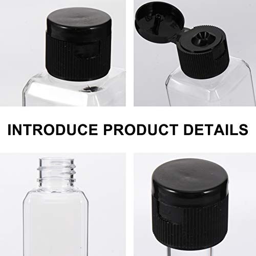 FRCOLOR 50Ml 透明角型詰め替えボトル トラベル用携帯ボトル 漏れ防止設計 小分けシャンプー 出張旅行キャンプ対応as 74870621 FRCOLOR 50Ml 透明角型詰め替えボトル トラベル用携帯ボトル 漏れ防止設計 小分けシャンプー 出張旅行キャンプ対応as 74870621
