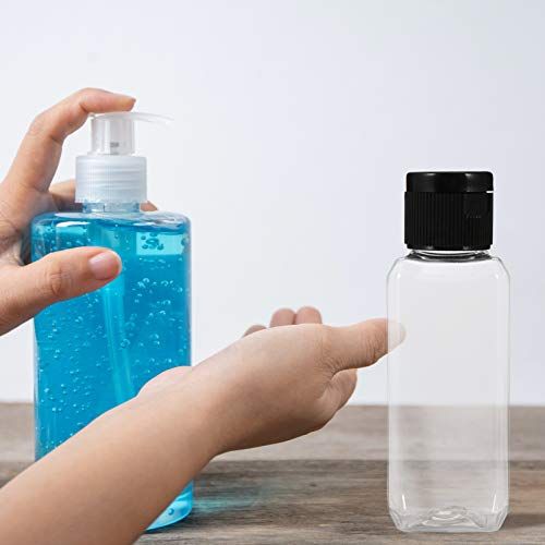 FRCOLOR 50Ml 透明角型詰め替えボトル トラベル用携帯ボトル 漏れ防止設計 小分けシャンプー 出張旅行キャンプ対応as 74870621 FRCOLOR 50Ml 透明角型詰め替えボトル トラベル用携帯ボトル 漏れ防止設計 小分けシャンプー 出張旅行キャンプ対応as 74870621