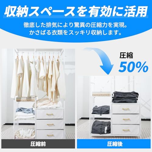 TREXPURE 圧縮袋 旅行 圧縮トラベルバッグ 旅行用圧縮袋 トラベルポーチ 圧縮バッグ 吸引機 電動 透明窓 圧縮 便利グッズ 出張 衣類収納 ナイロン 大きめ 防水 防塵 吊り下げ 省スペース ポンプ付き (1袋(ポンプ付き))as e138b76b TREXPURE 圧縮袋 旅行 圧縮トラベルバッグ 旅行用圧縮袋 トラベルポーチ 圧縮バッグ 吸引機 電動 透明窓 圧縮 便利グッズ 出張 衣類収納 ナイロン 大きめ 防水 防塵 吊り下げ 省スペース ポンプ付き (1袋(ポンプ付き))as e138b76b
