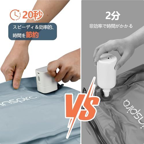 【圧縮袋 旅行用】電動ポンプ付き｜TPU高耐久 パッキングポーチ 大容量 衣類圧縮袋 (防水/防臭/防塵) トラベルバッグ 出張 スーツケース収納 整理 便利グッズ 海外 修学旅行 [1袋+電動ポンプ付き] スレートブルーas 8826ee8a