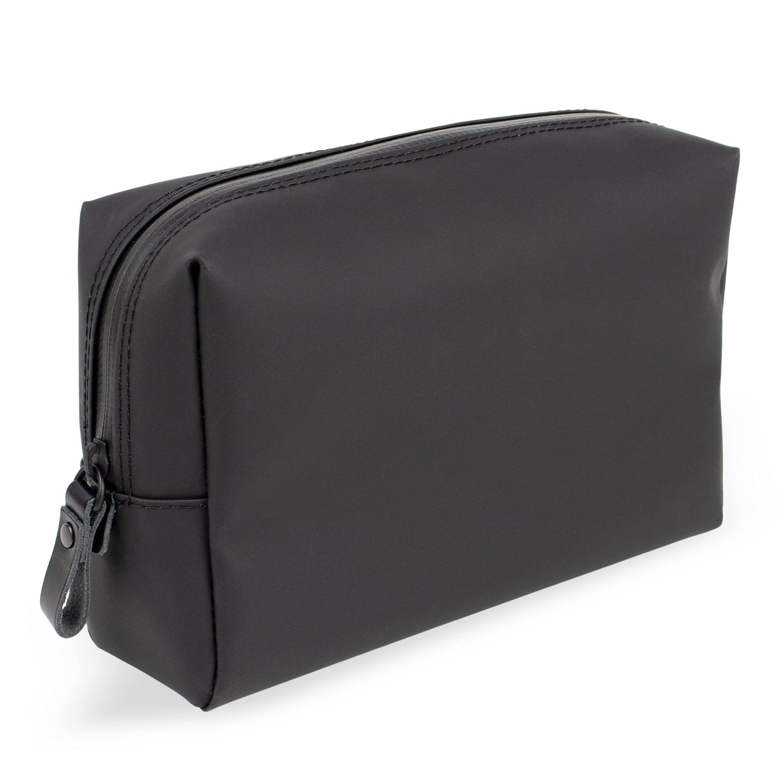 [ aso ] TOFTPOUCH＋ (タフトポーチプラス) 耐水 ガジェット ポーチ 日本製 約180×110×60[mm] ガジェットポーチ 旅行 収納 小物入れ バッグインバッグ (Lサイズ ブラック) tf-v219-bl-las a399b80c