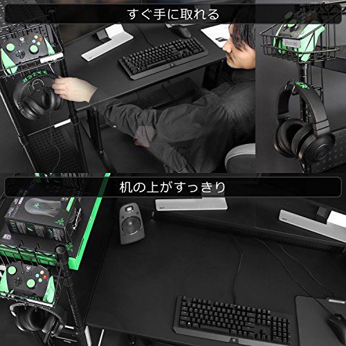 Bauhutte( バウヒュッテ ) コントローラー スタンド ヘッドホンハンガー ラック BHP-S100 ブラックas a0141ac7 Bauhutte( バウヒュッテ ) コントローラー スタンド ヘッドホンハンガー ラック BHP-S100 ブラックas a0141ac7