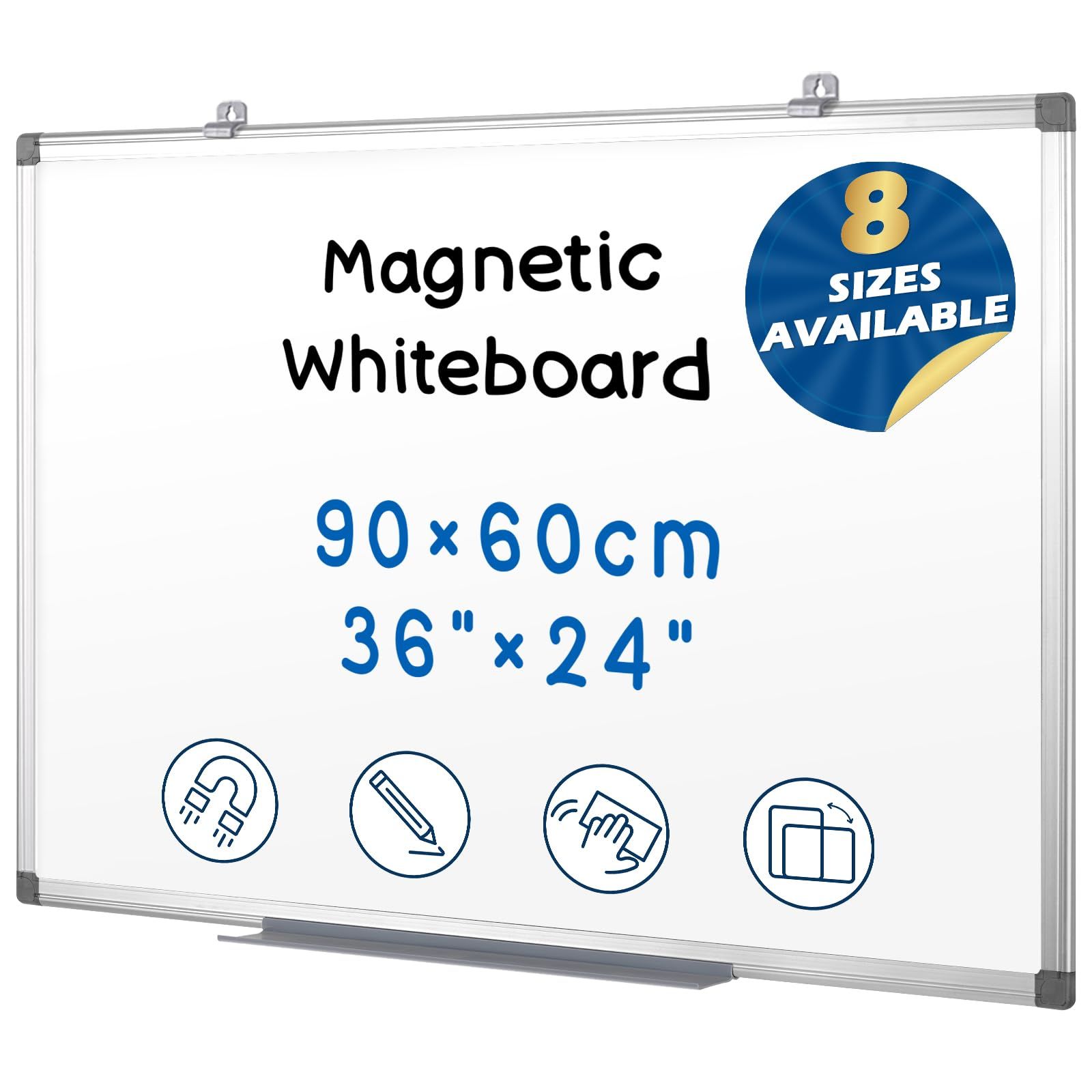 Swansea ホワイトボード 壁掛け 900 600 whiteboard A1 グネットボード 白板 無地ｍａ