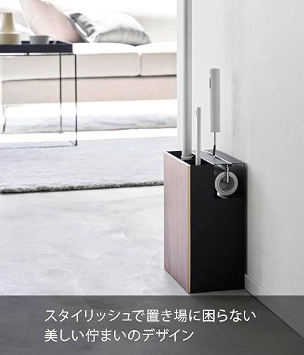 山崎実業(Yamazaki) クリーナーツールオーガナイザー ブラウン 約W20×D12.7×H28cm リン RIN まとめてスッキリ 掃除用具 収納上手 1745ma 山崎実業(Yamazaki) クリーナーツールオーガナイザー ブラウン 約W20×D12.7×H28cm リン RIN まとめてスッキリ 掃除用具 収納上手 1745ma