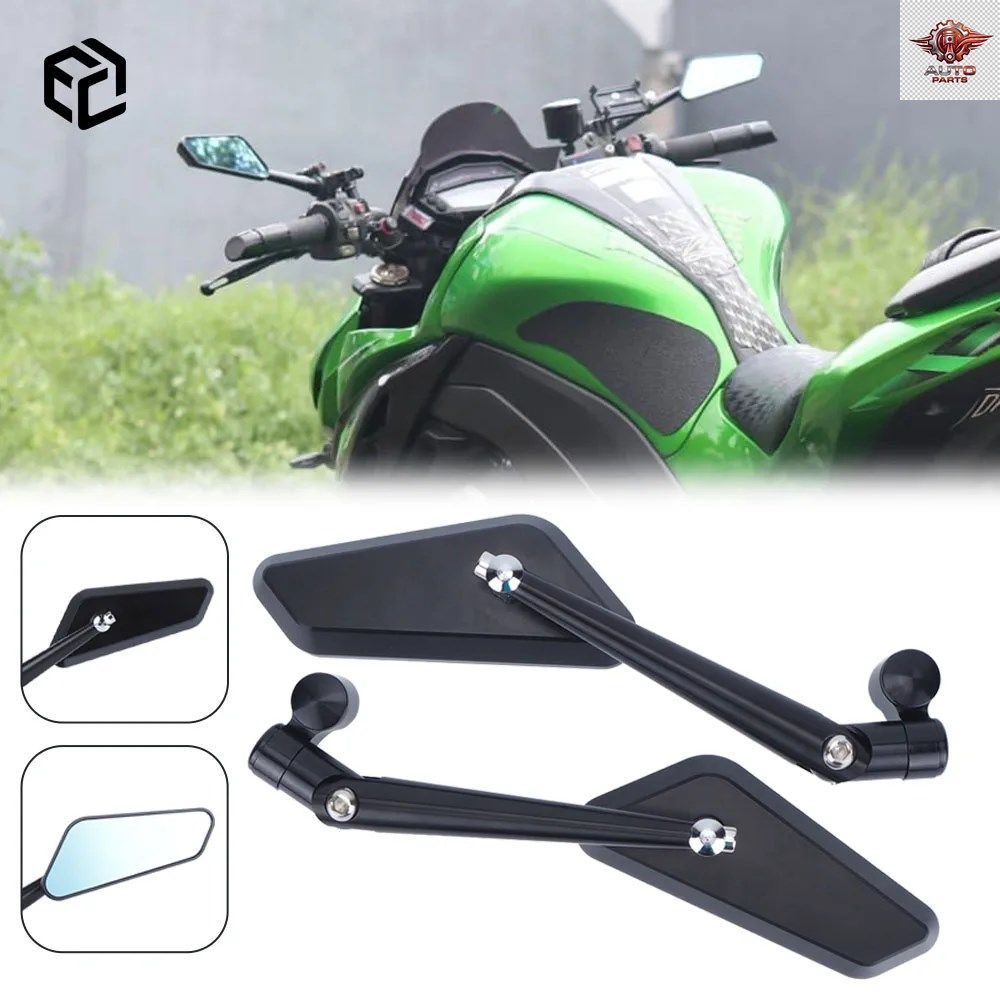 オートバイ用ミラー バーエンドサイドミラー カワサキ Z900 1000 ZH2 Z750 Z900RS Z1000R Z800 Z400 VERSYS 650 X300 1000