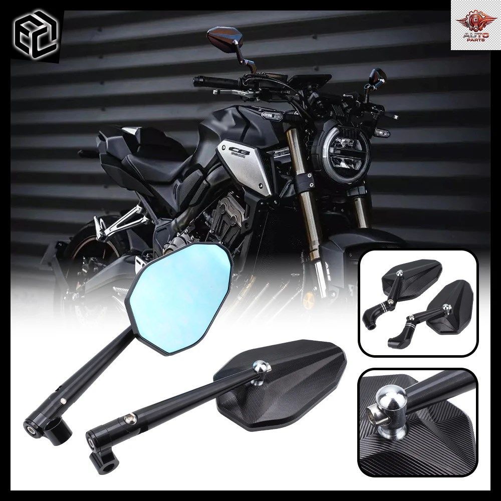 CB650R オートバイ用ミラー スクエアミラー サイドミラー CB1100R CB1100 CB1300 CB400 CB750 CB400F CB500F CB650F
