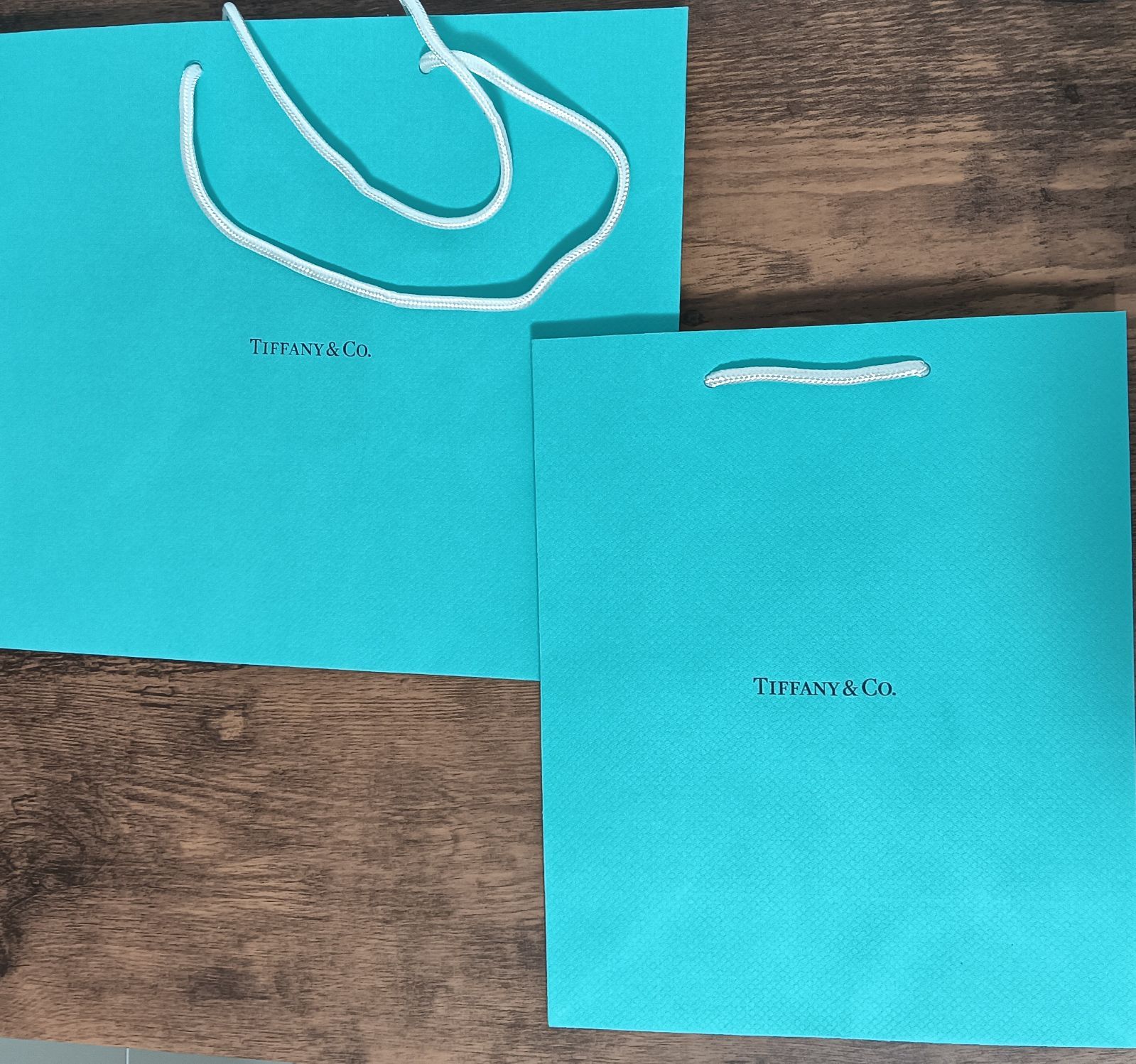 ティファニー Tiffany＆co ショッパー サイズ違い2枚セット 管理番号