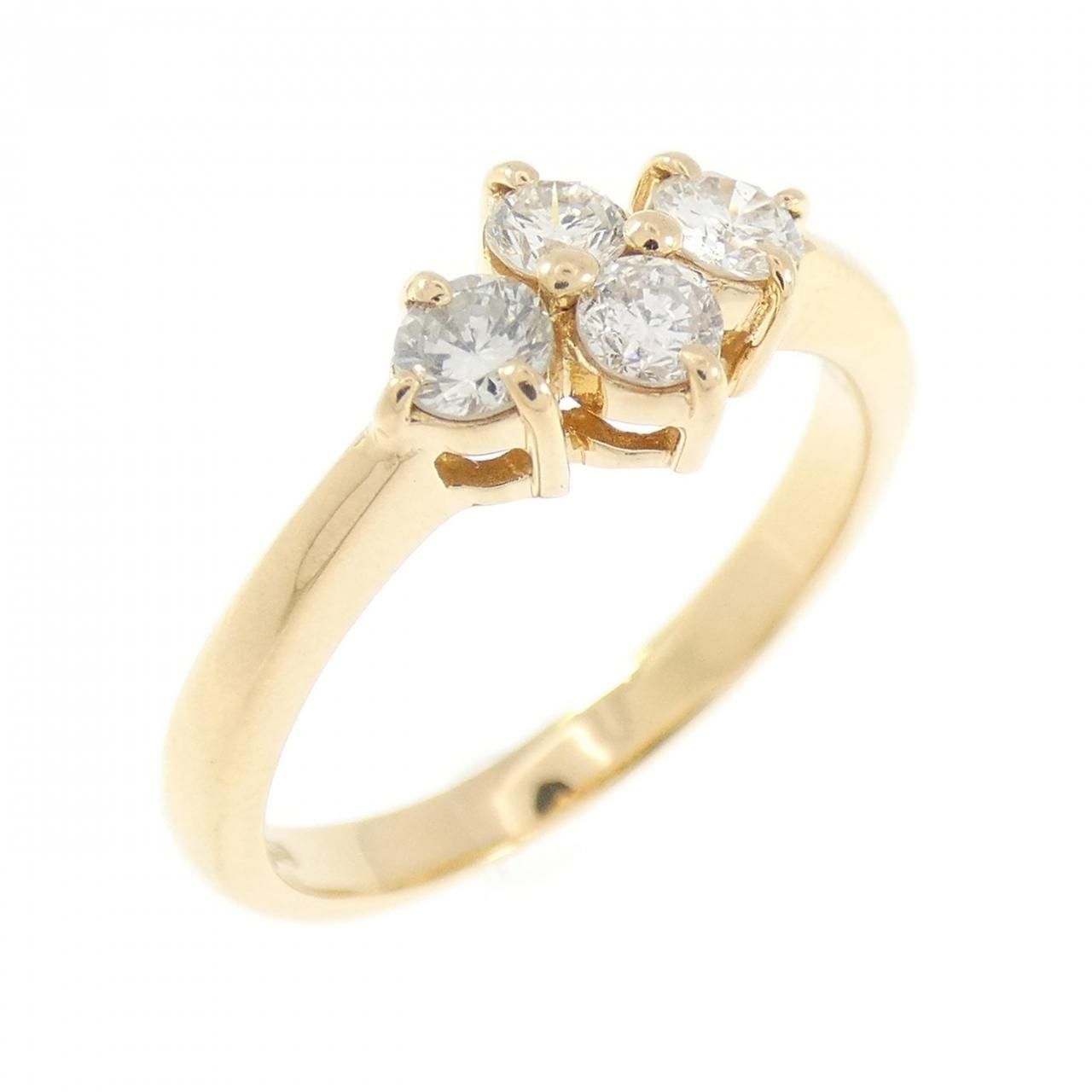 K18YG ダイヤモンド リング 0.31CT