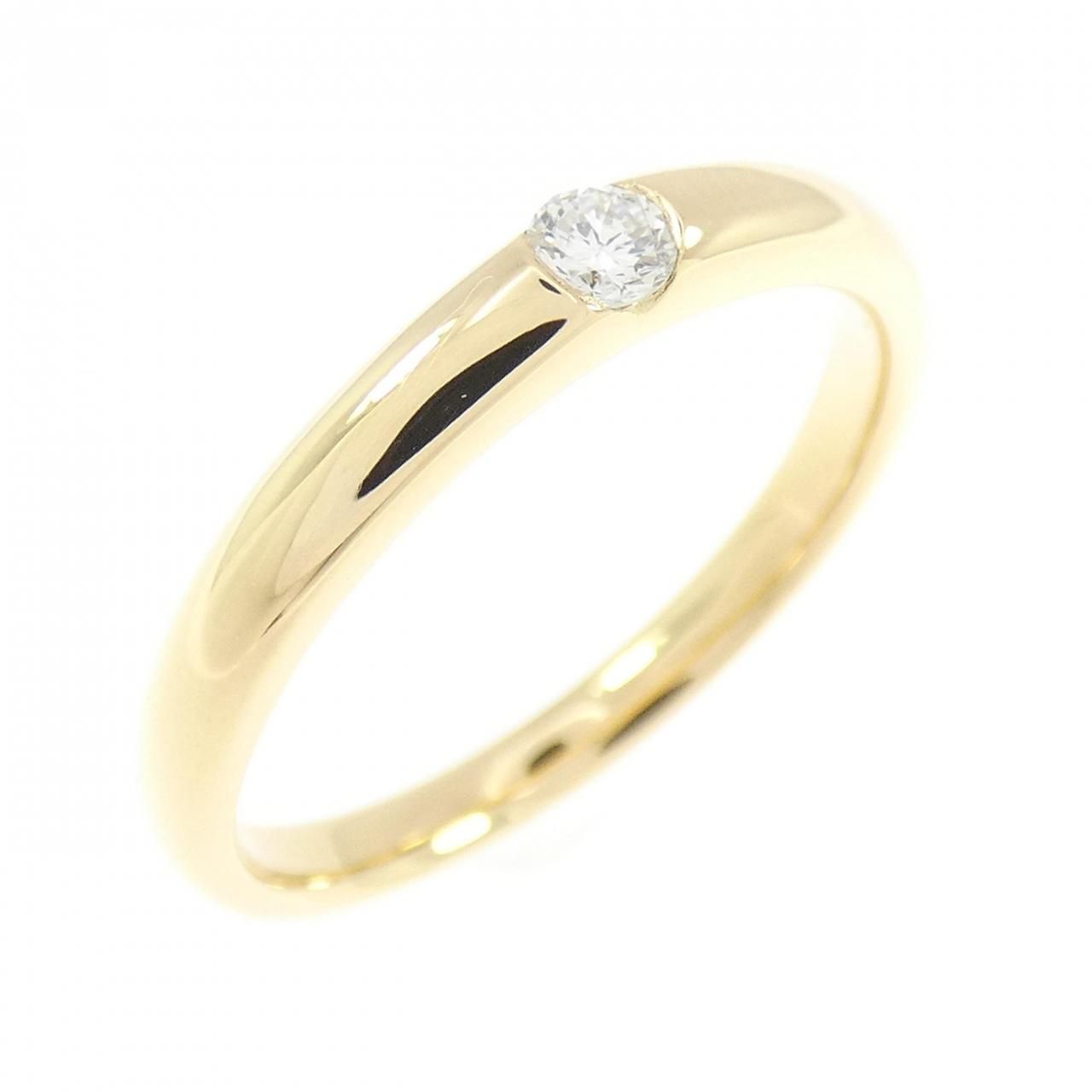 K18YG ダイヤモンド リング 0.07CT