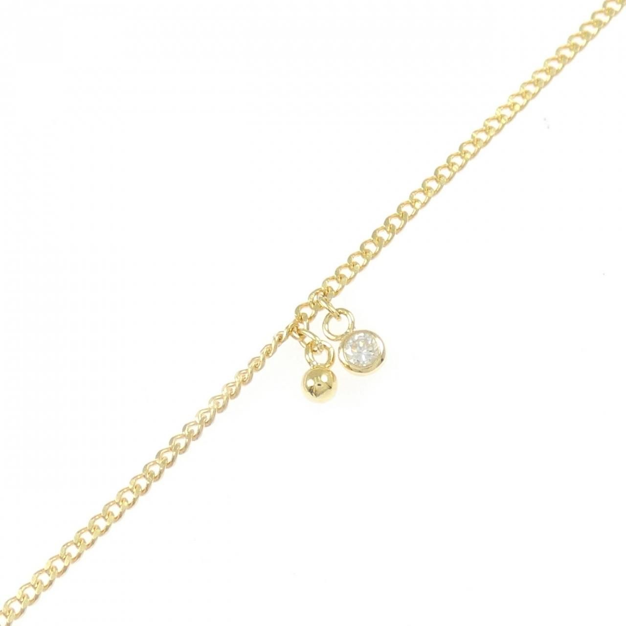 K18YG ダイヤモンド ブレスレット 0.03CT