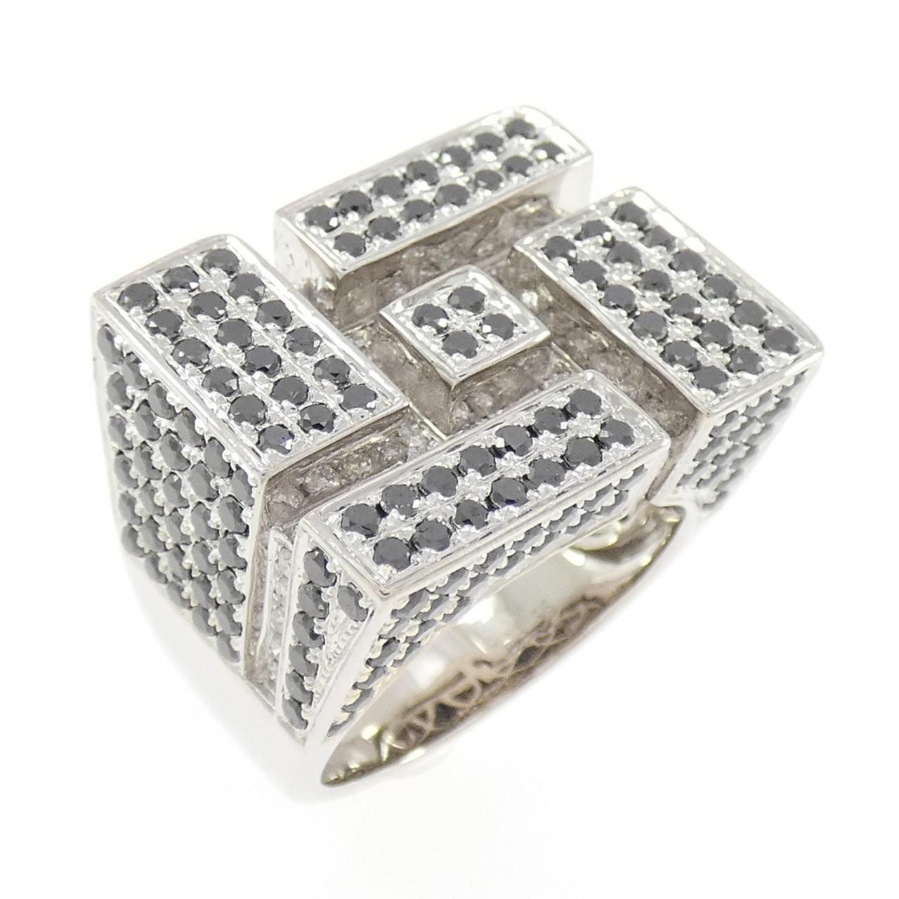 750WG ダイヤモンド リング 3.35CT