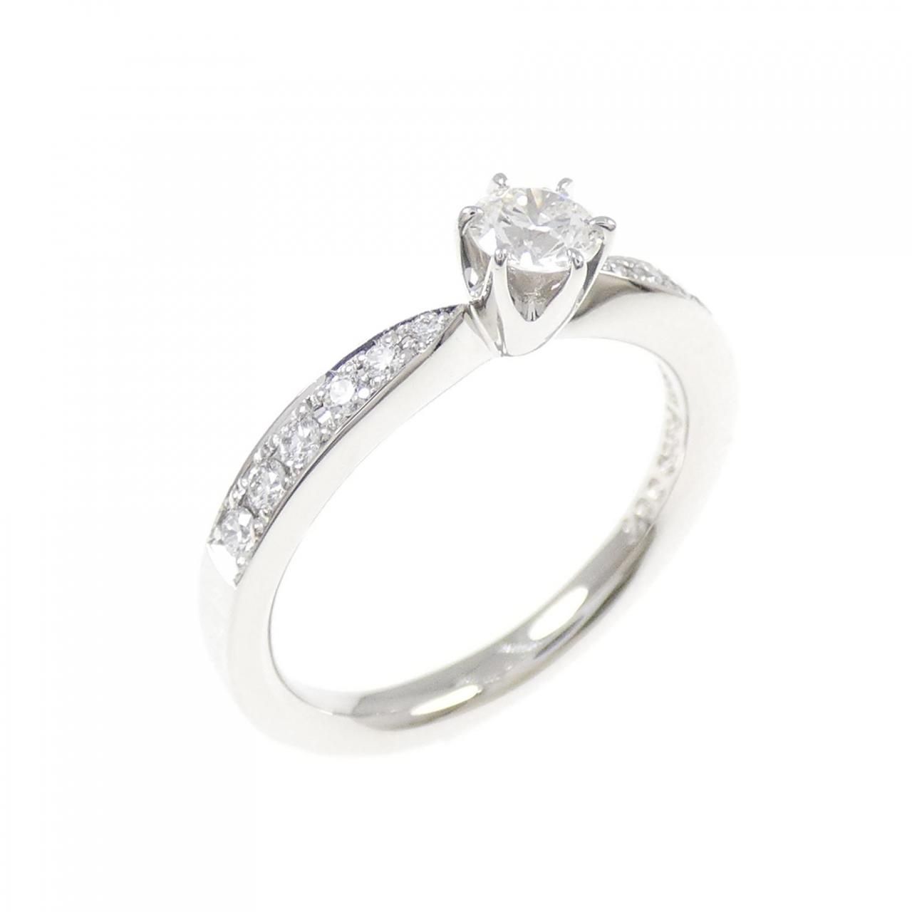 PT950 ダイヤモンド リング 0.16CT