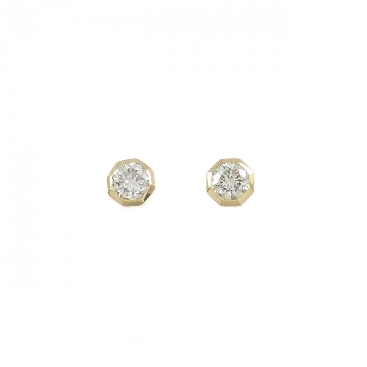 K18YG ダイヤモンド ピアス 0.28CT