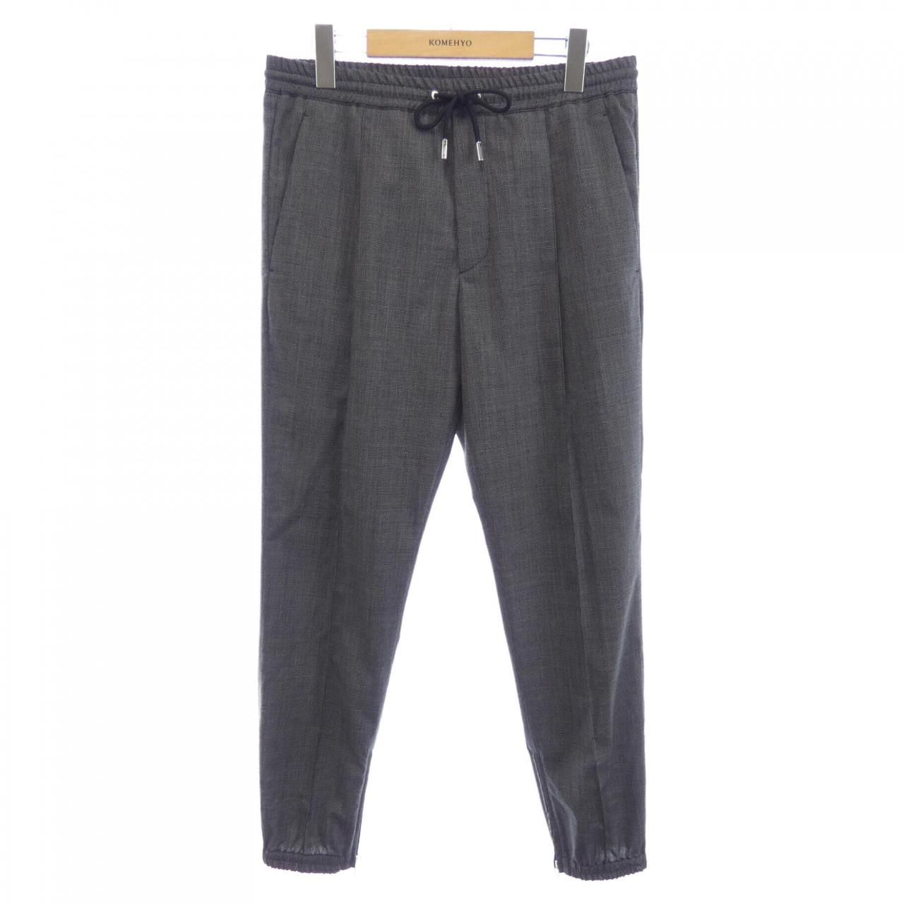 ディオール DIOR マイクロハウンドトゥースウールキャンバス 113C122A4994 パンツ
