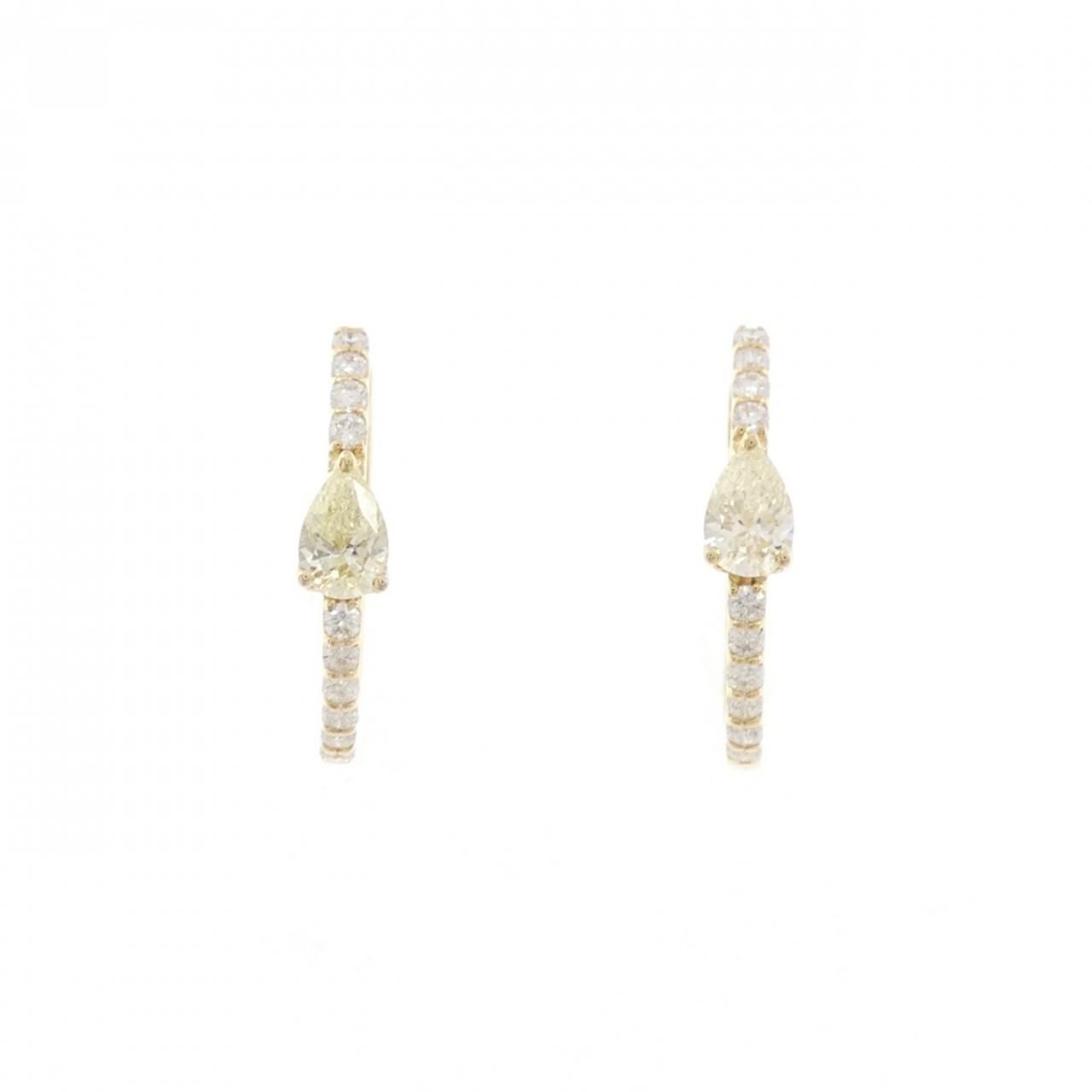 K18YG ダイヤモンド ピアス 0.603CT 130,600円