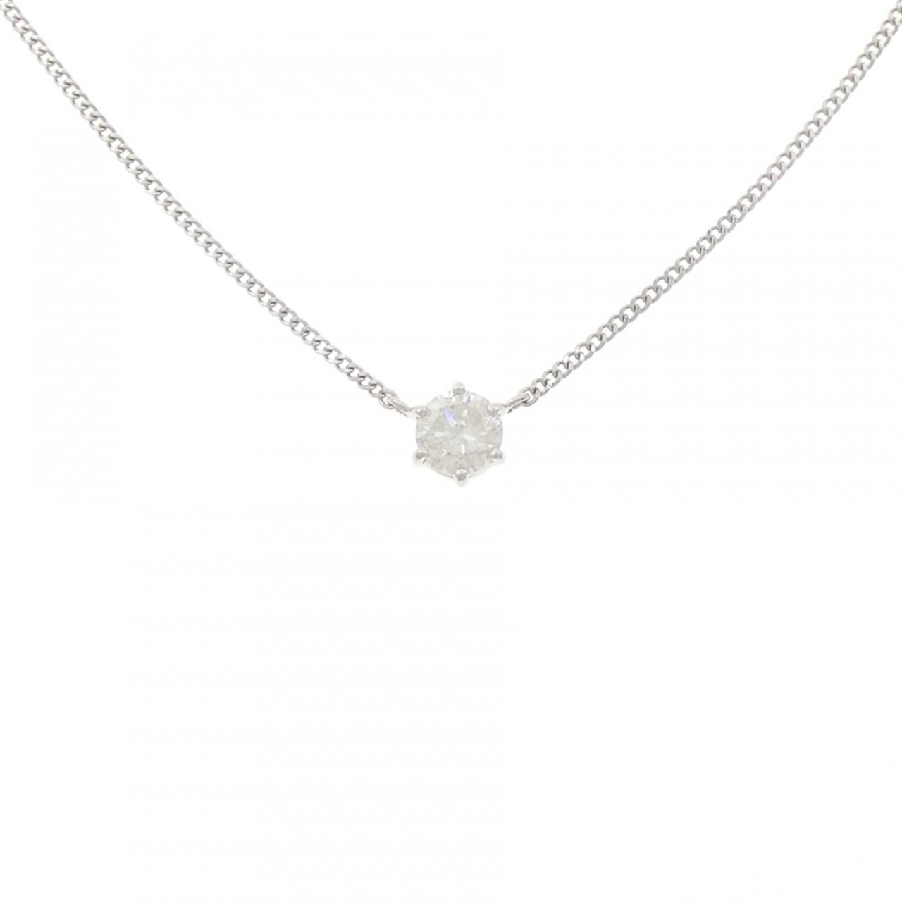 PT850 ソリティア ダイヤモンド ネックレス 0.70CT