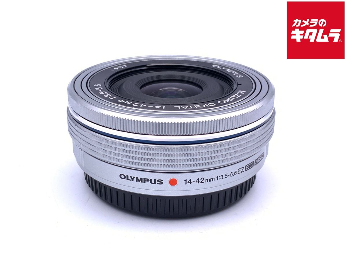 【中古】 【良品】 オリンパス M.ZUIKO DIGITAL ED 14-42mm F3.5-5.6 EZ シルバー