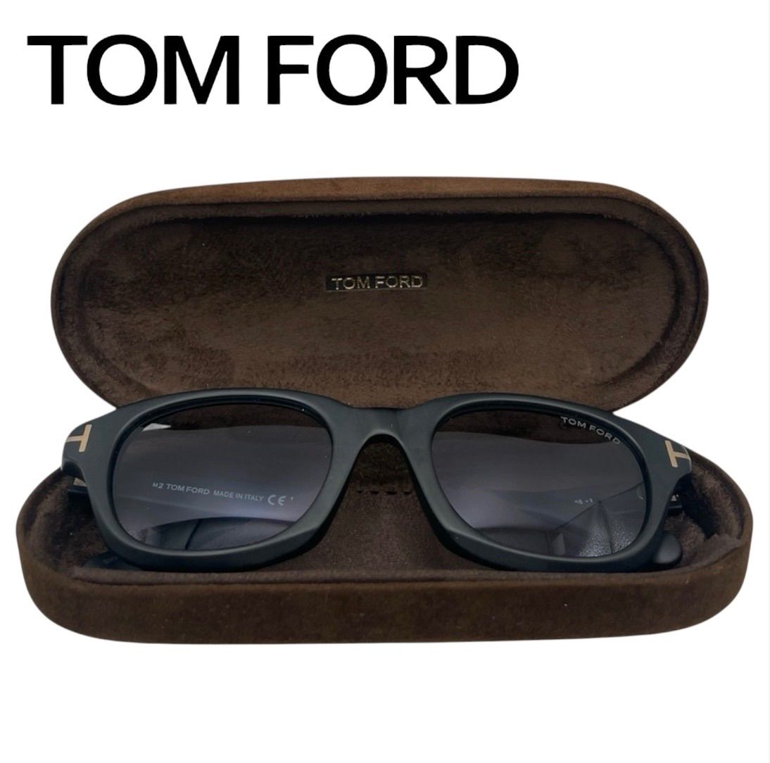 TOM FORD トムフォード サングラス TF1147-D ECO 02A マットブラック/ライトグレーレンズ 51□21-145 ウェリントン型 Tロゴ フルリム アイウェア ユニセックス 男女兼用 メンズ レディース ウィメンズ 夏 サマー 日焼け防止