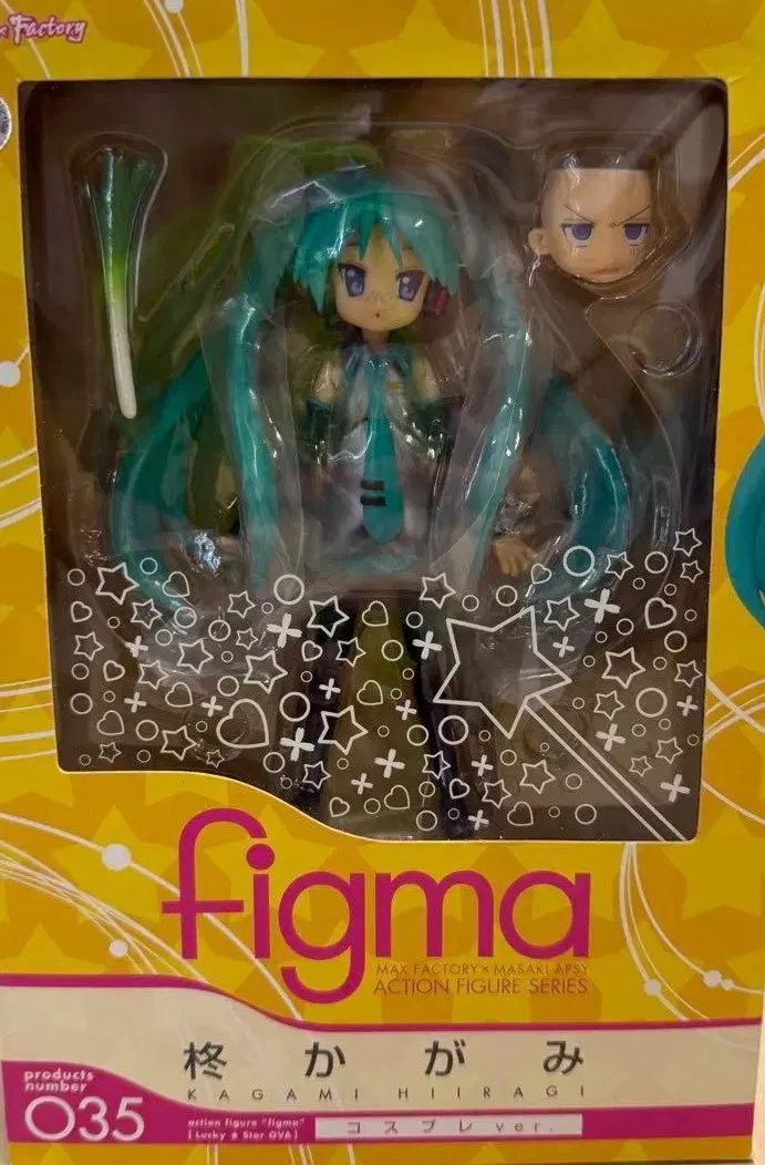 未開封 らき☆すた かがみ Figma 初音 ミク COS コスプレ バージョン フィギュア