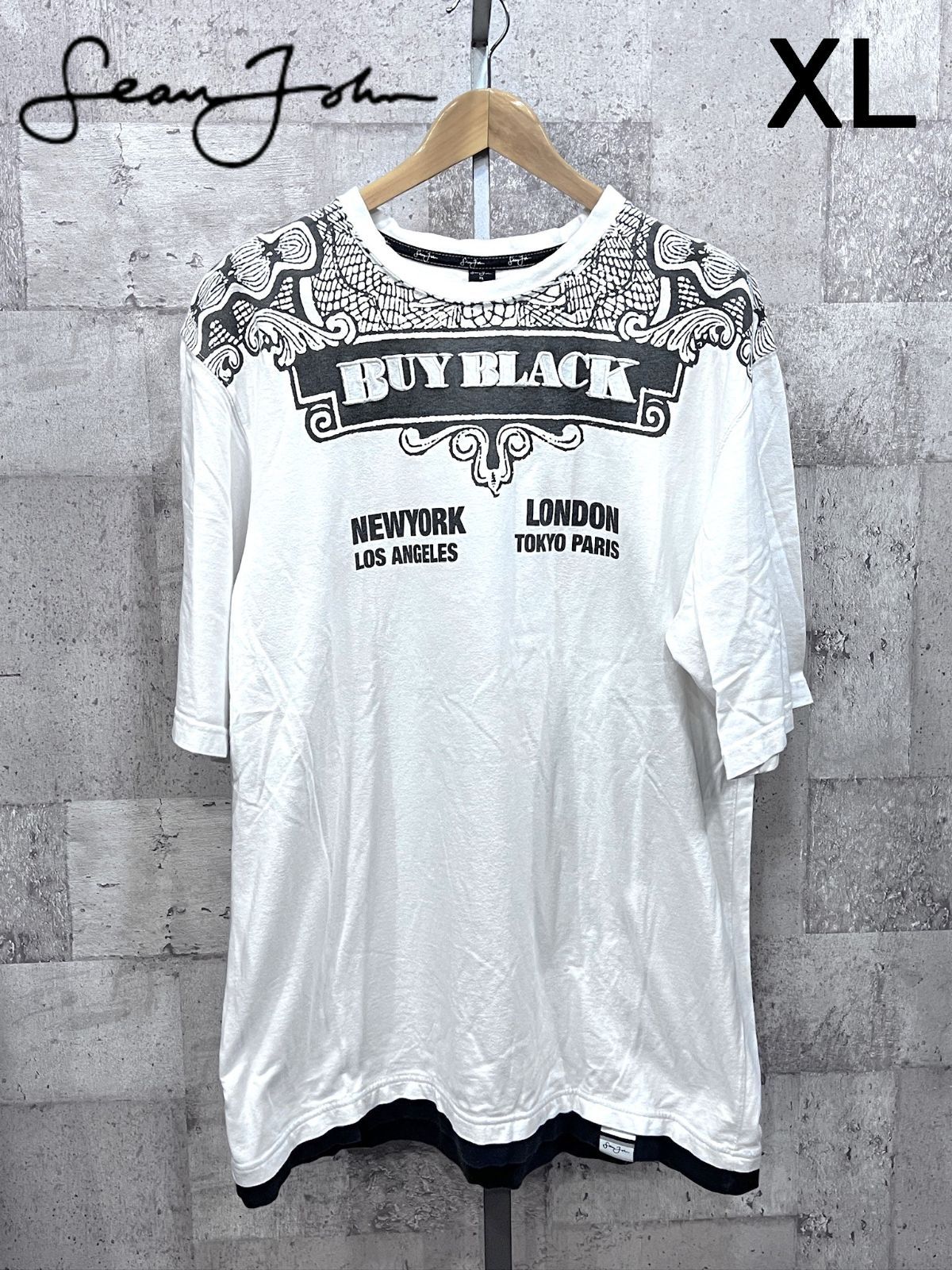 ショーンジョン 刺繍/プリント Tシャツ XL Sean John ヒップホップ B系