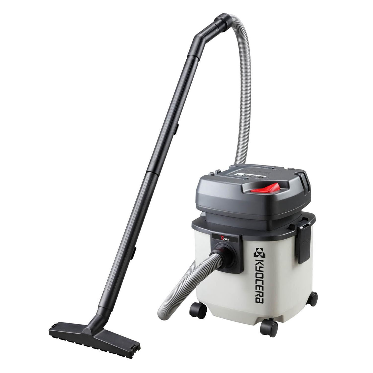 【新品】京セラ(Kyocera) 旧リョービ 集じん機 VC-1100 683411A 【木くずやホコリ、床にこぼれた水もスッキリと吸引する乾湿両用仕様】 吸込仕事率160W 集じん容量 乾燥(15L)・液体(12L) 排水ドレン付 5b1383b0