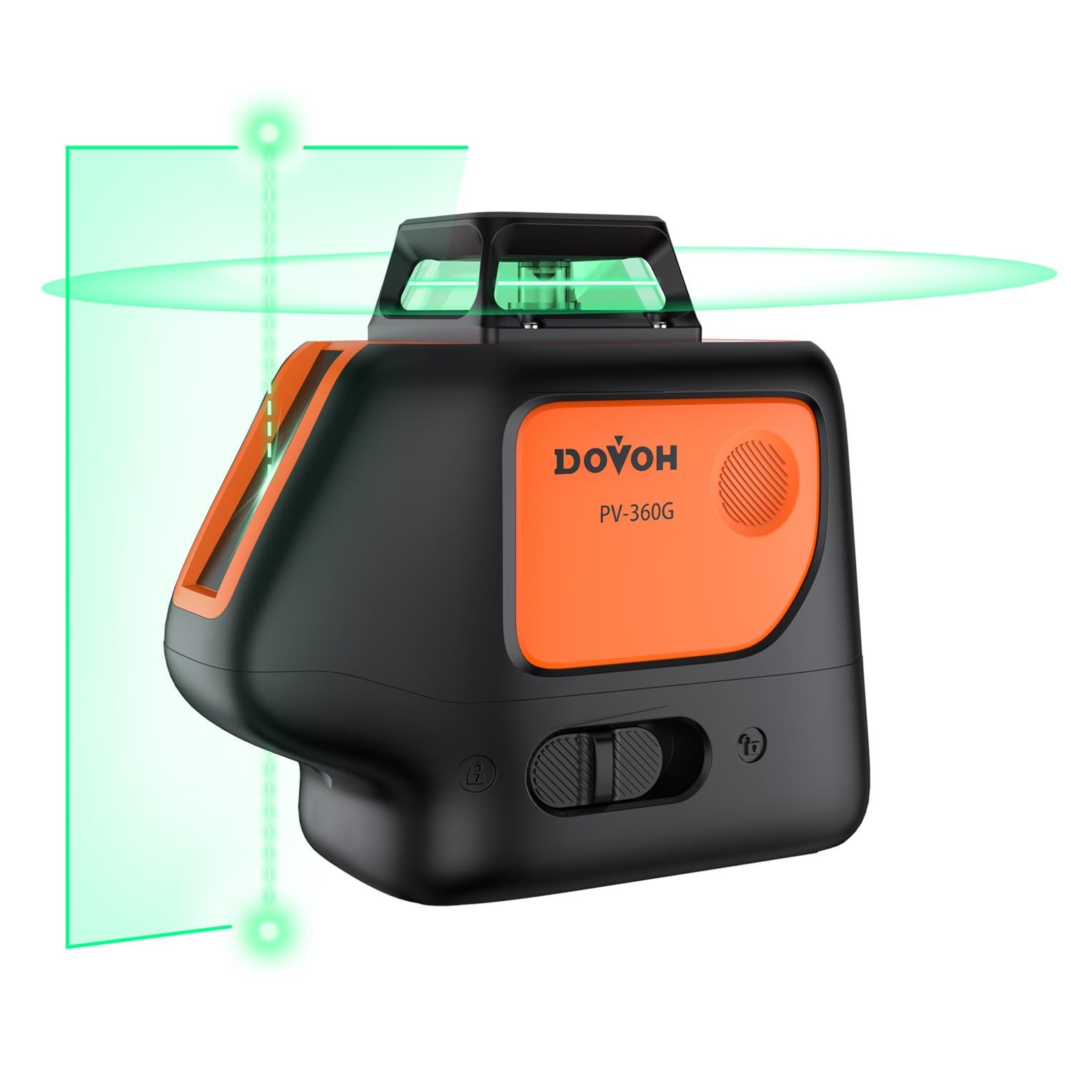 R★DOVOH グリーンレーザー墨出し器 地墨 緑色レーザー水平器 クロスライン 360度水平線+2つの鉛直ポイント 内蔵2600mAh大容量バッテリー Type-C直接充電 受光器対応 建築用 PV-360G e1e62fc9