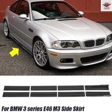 BMW 3シリーズ E46 E36 99-06 車用サイドスカートエクステンション ロッカーパネル サイドトリム スポイラー ファクトリーアウトレット グ