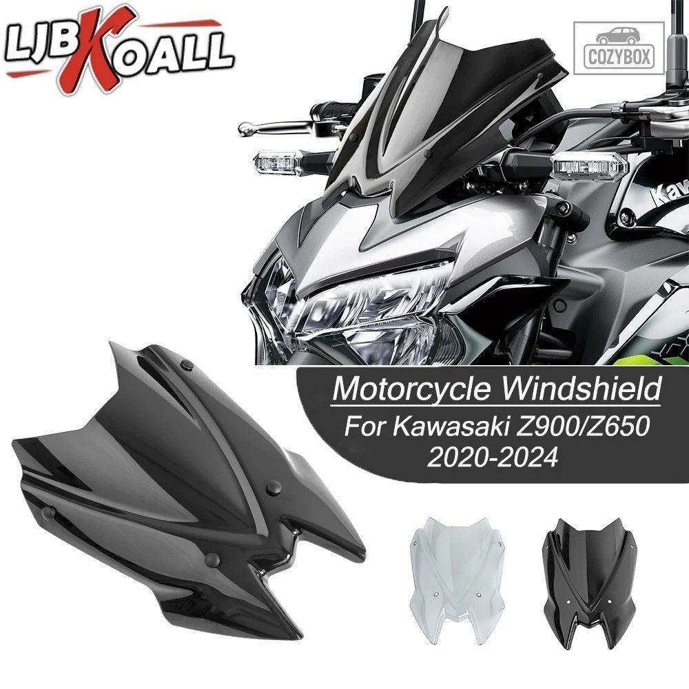 LJBKOALL オートバイフロントガラスフロントガラスエアディフレクター アクセサリー K