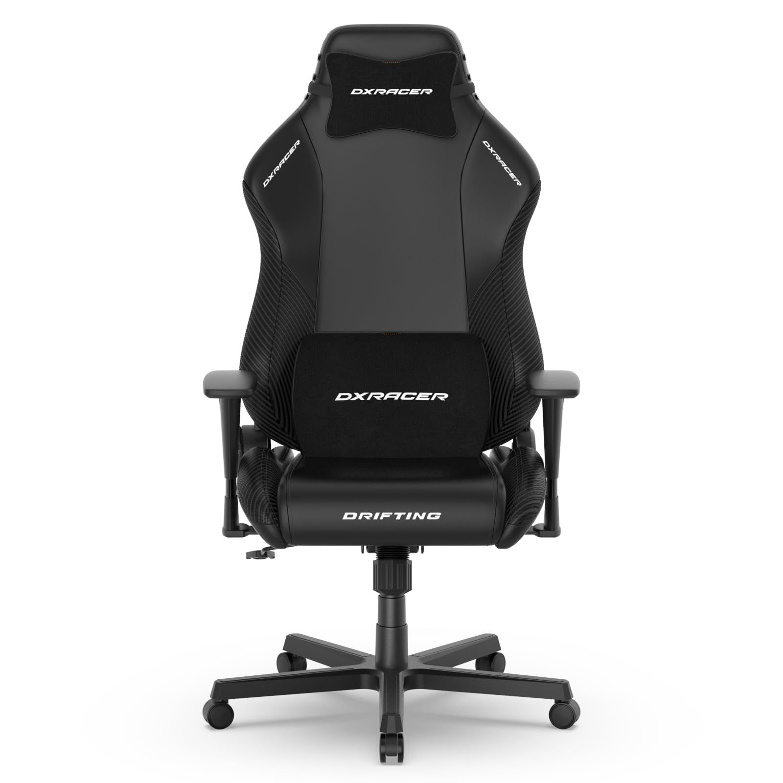 DXRacer（デラックスレーサー）ゲーミングチェア Driftingシリーズ 黒 ブラック オフィス デスクチェア 高耐久EPUレザー ゲームチェア パソコン椅子 テレワーク PCチェア リクライニング 3Dアームレスト 人間工学 ロッキング機能ｍａ