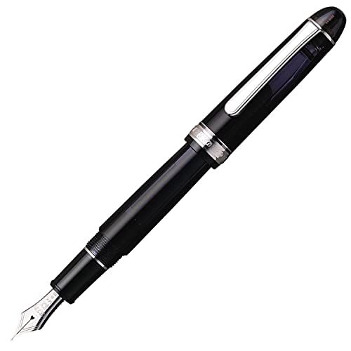 プラチナ万年筆 万年筆 C 極太字 3776 センチュリー ロジウムフィニッシュ ブラックダイヤモンド PNB-18000CR 7-5 正規輸入品ｍａ