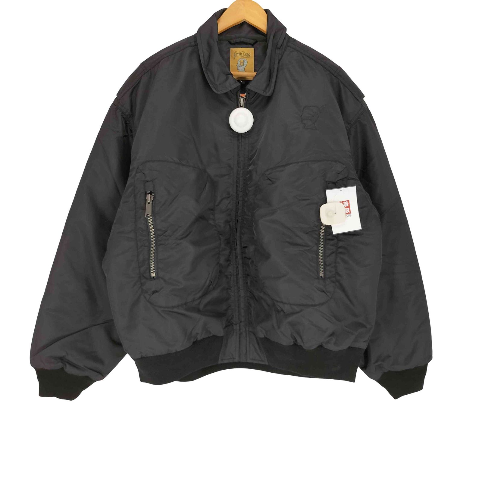 ブレインデッド BRAIN DEAD Embroidered 3D Flight Jacket メンズ L 