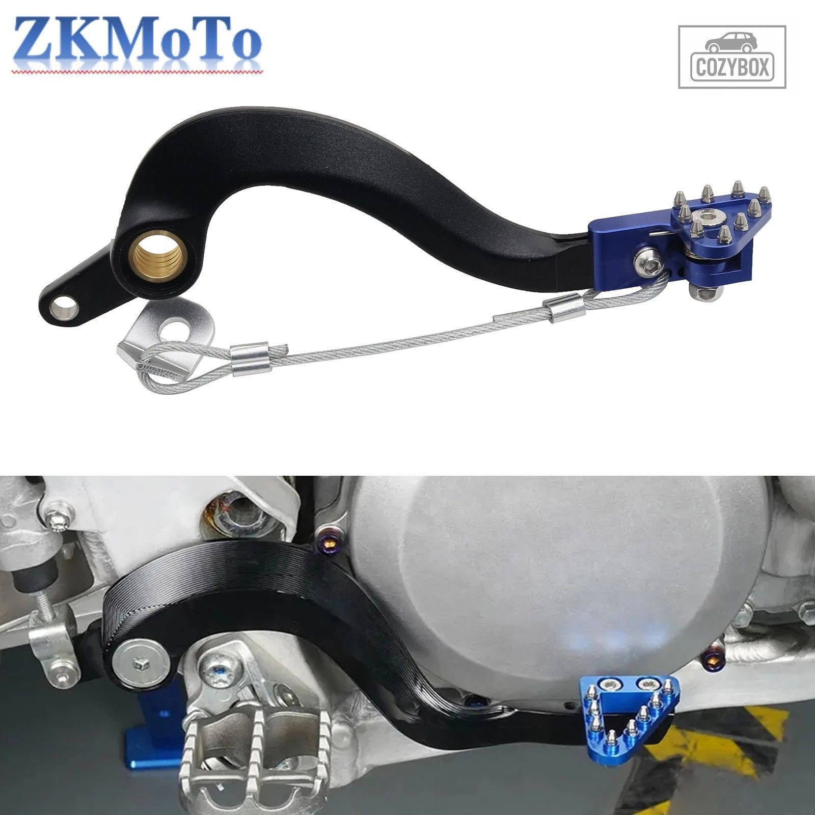 オートバイリア ブレーキ ペダル ヤマハ YZ250F 2010-2020 WR250F YZ250FX 2015-2020