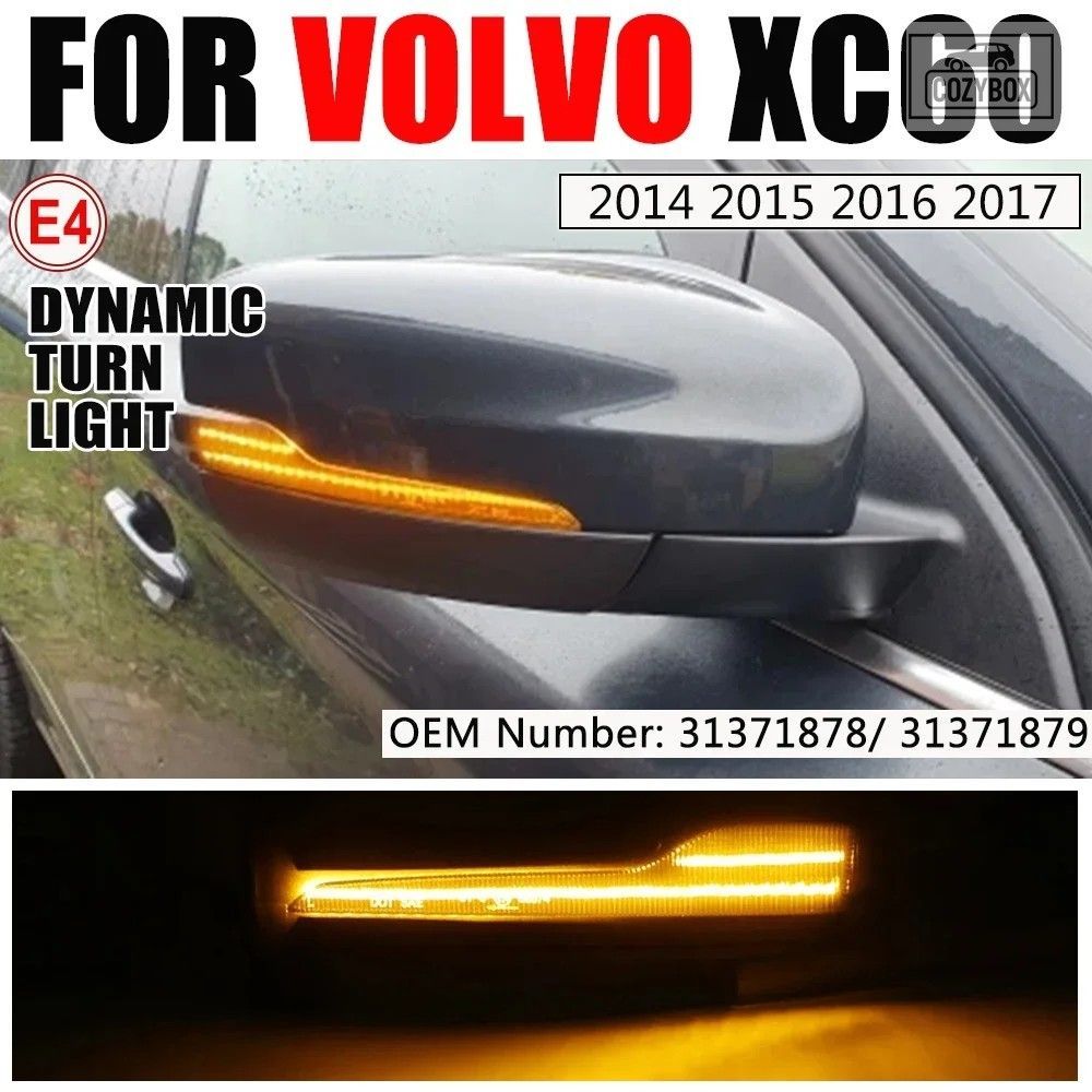 2x ダイナミック LED サイド ミラー シーケンシャル インジケーター ウインカー ウィ