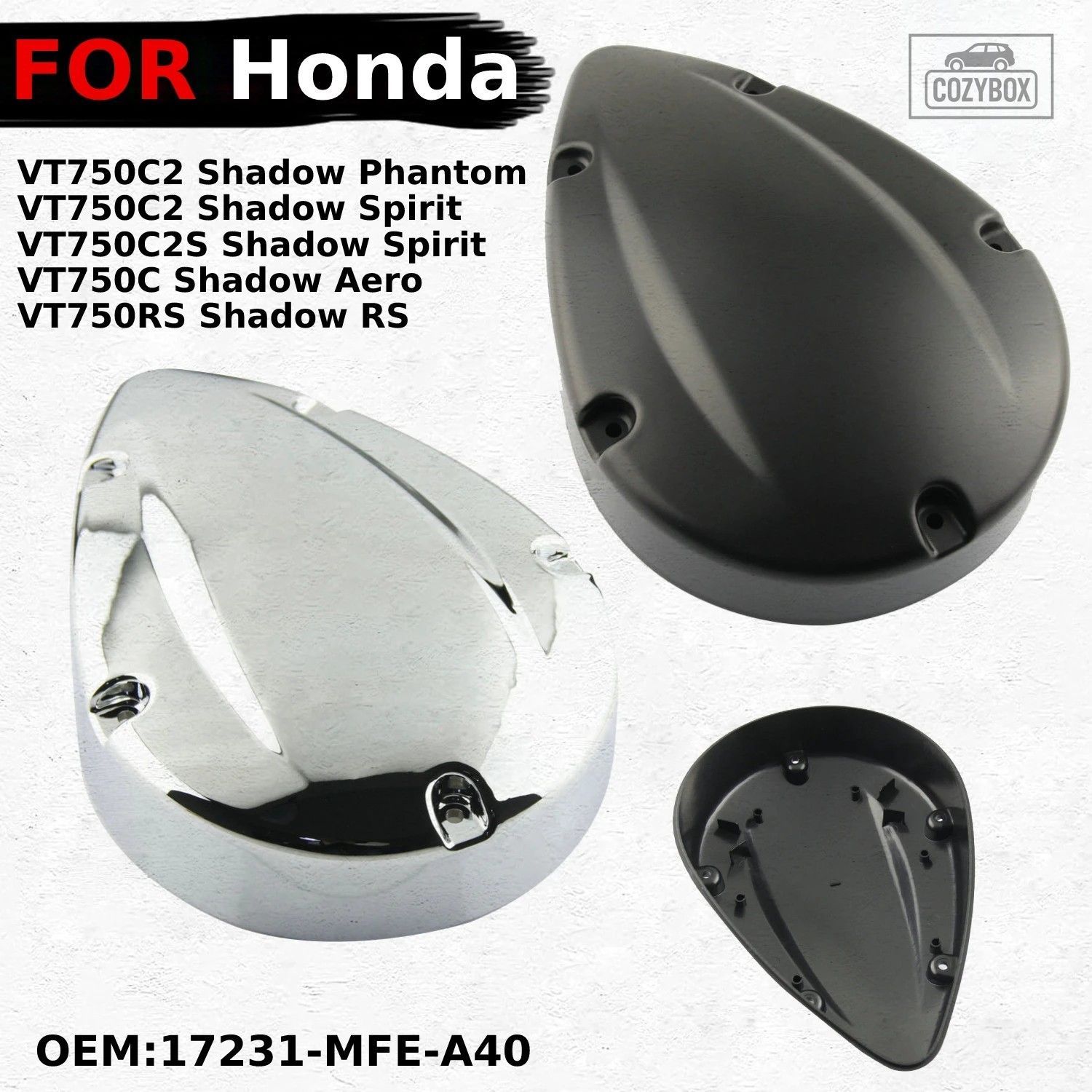 オートバイ エアフィルター カバー部品 ホンダ VT750C2 シャドウファントム VT750C2S