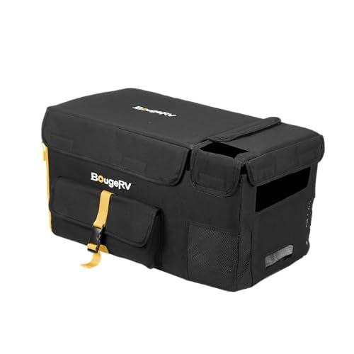 BougeRV 車載冷蔵庫バッグ CR Pro 20L専用 収納ケース ポータブル冷蔵庫専用バッグ 保冷 防塵 防撥水 保護 高耐久設計 アウトドア冷蔵庫用保護カバー 20Lts 9159abf8