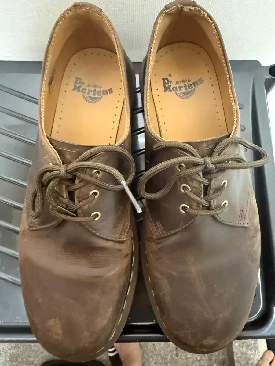 DR. MARTENS 1461 Hot Sauce Crazy Ver. (ヴィンテージブラウン) 280 (ボックス含む)
