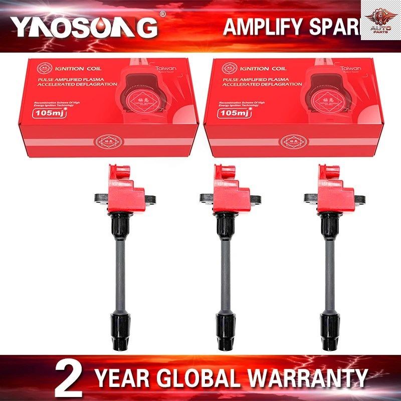 3個入りイグニッションコイル INFINITI I30 NISSAN CEFIRO 2000-2003 A32 Y33 Y32 A33 MAXIMA 1997-2003 QX VQ30DE VQ20DE UF263