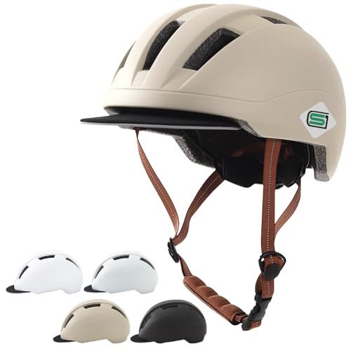 【SG認定】 自転車 ヘルメット 【超軽量270g ｘ 着脱式バイザー付き】 岡山 大人 サイズ調整可能 57-61cm 学生 通勤 通学 SG規格 SGマーク sg レディース メンズ ロードバイク Ｃｏ?Ｇｏｏｄｓ (ｺｰｸﾞｯｽﾞ）ｍａ