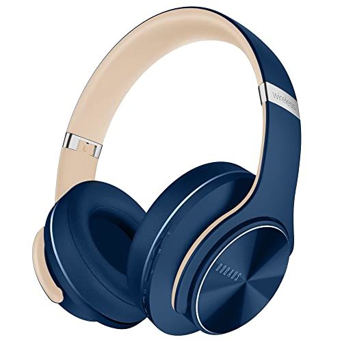 DOQAUS(ドカアス) ヘッドホン Bluetooth5.3 ワイヤレスヘッドホン 最大80時間連続再生 3EQサウンドモード オーバーイヤーヘッドホン マイク内蔵 有線対応 密閉型 メモリーフォーム 耳に優しい 携帯・パソコン・ウォークマン対応 LIFma
