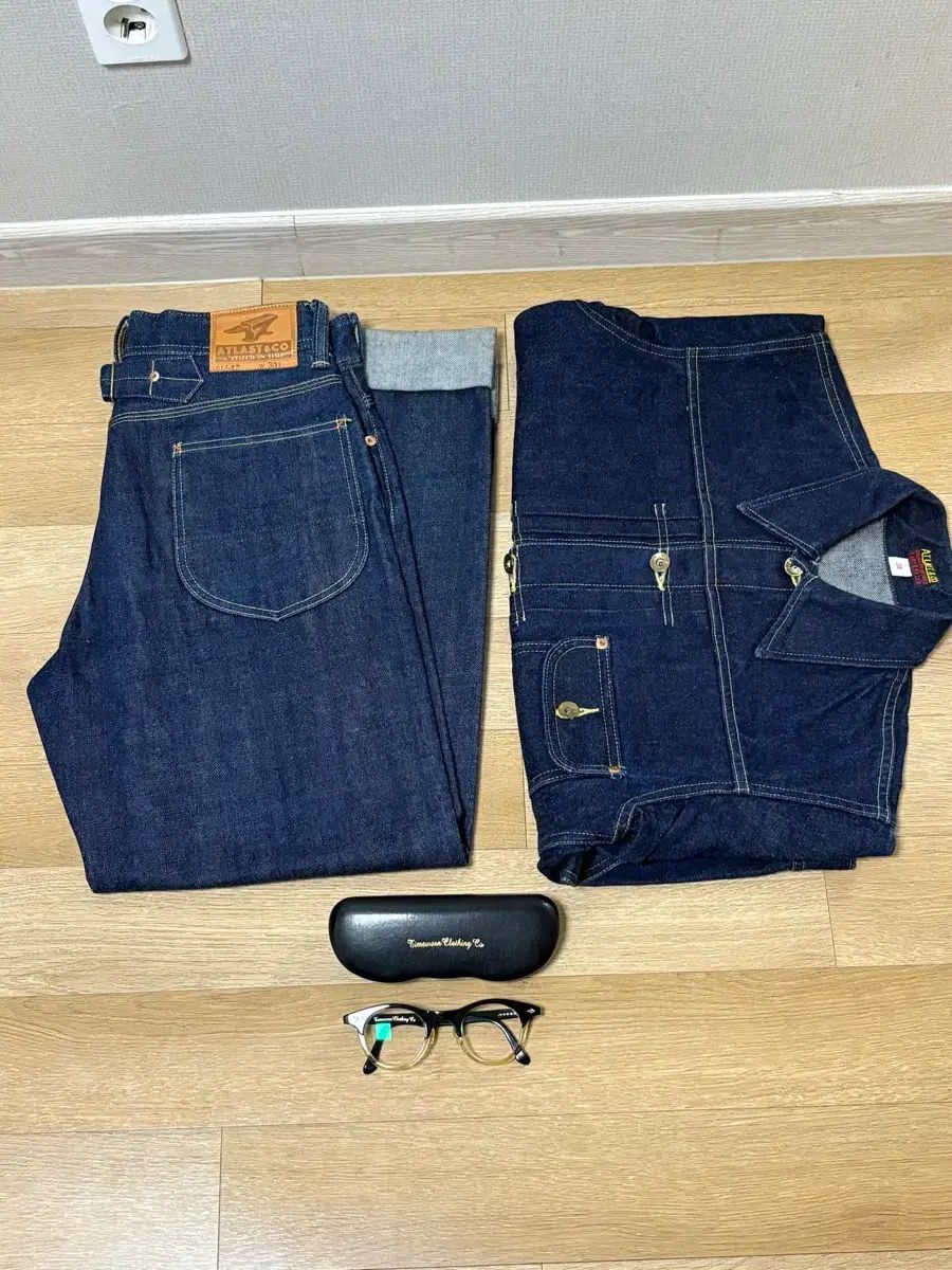 TIMEWORN CLOTHING(タイムウォーンクロージング) At Last&Co(アットラスト) 147 セットアップ + 白山眼鏡 MEGA バッグ